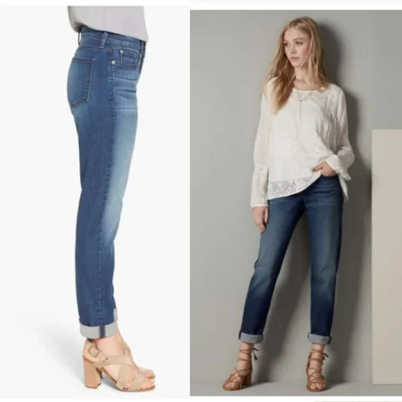 [NWT] NYDJ - Leann Stretch Slim Boyfriend Jeans 5151115 | Size 4P | Montpellier - Picture 12 of 12